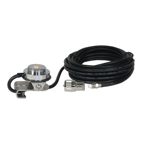 Browning Adjustable NMO Trunk Mount with Preinstalled UHF PL-259 Connector with FME-Female Attached, Fits up to 3/8-In. Surface, BR-1024-UHF