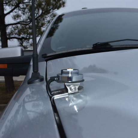 Browning Adjustable NMO Trunk Mount with Preinstalled UHF PL-259 Connector with FME-Female Attached, Fits up to 3/8-In. Surface, BR-1024-UHF