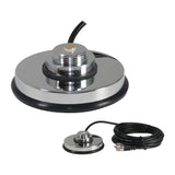 Browning 3-5/8-In. NMO Magnet Mount with Rubber Boot and Preinstalled UHF PL-259 Connector, Chrome
