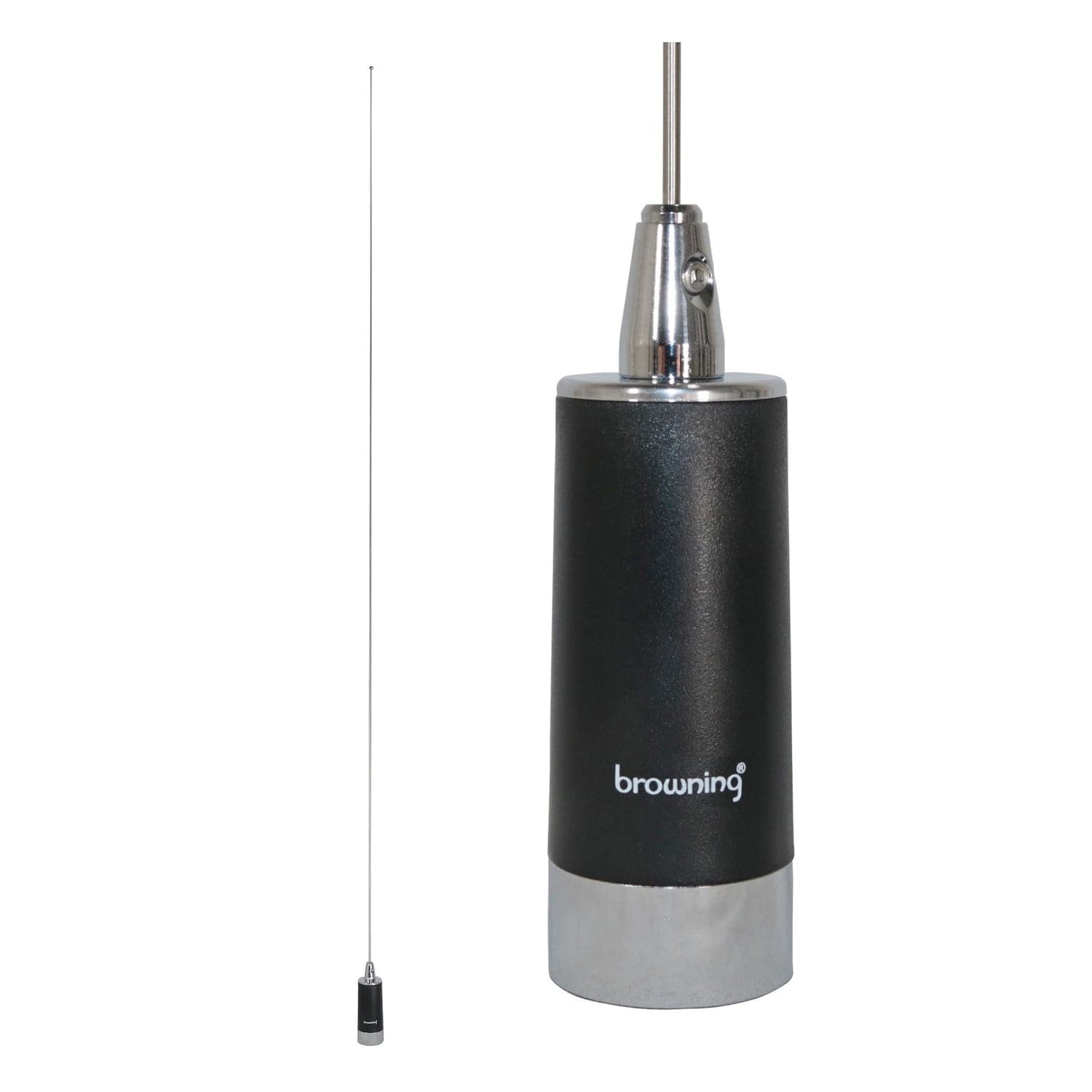 Browning 200-Watt Low-Band 26.5 MHz to 30 MHz Unity-Gain UHF Antenna with NMO Mounting, Silver Base