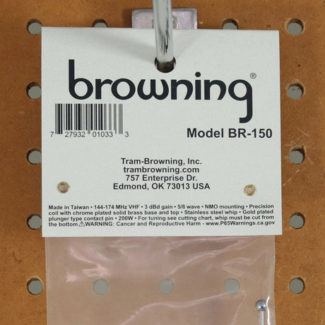 Browning 200-Watt 144 MHz to 174 MHz 3-dBd-Gain VHF Antenna with NMO Mounting, BR-150