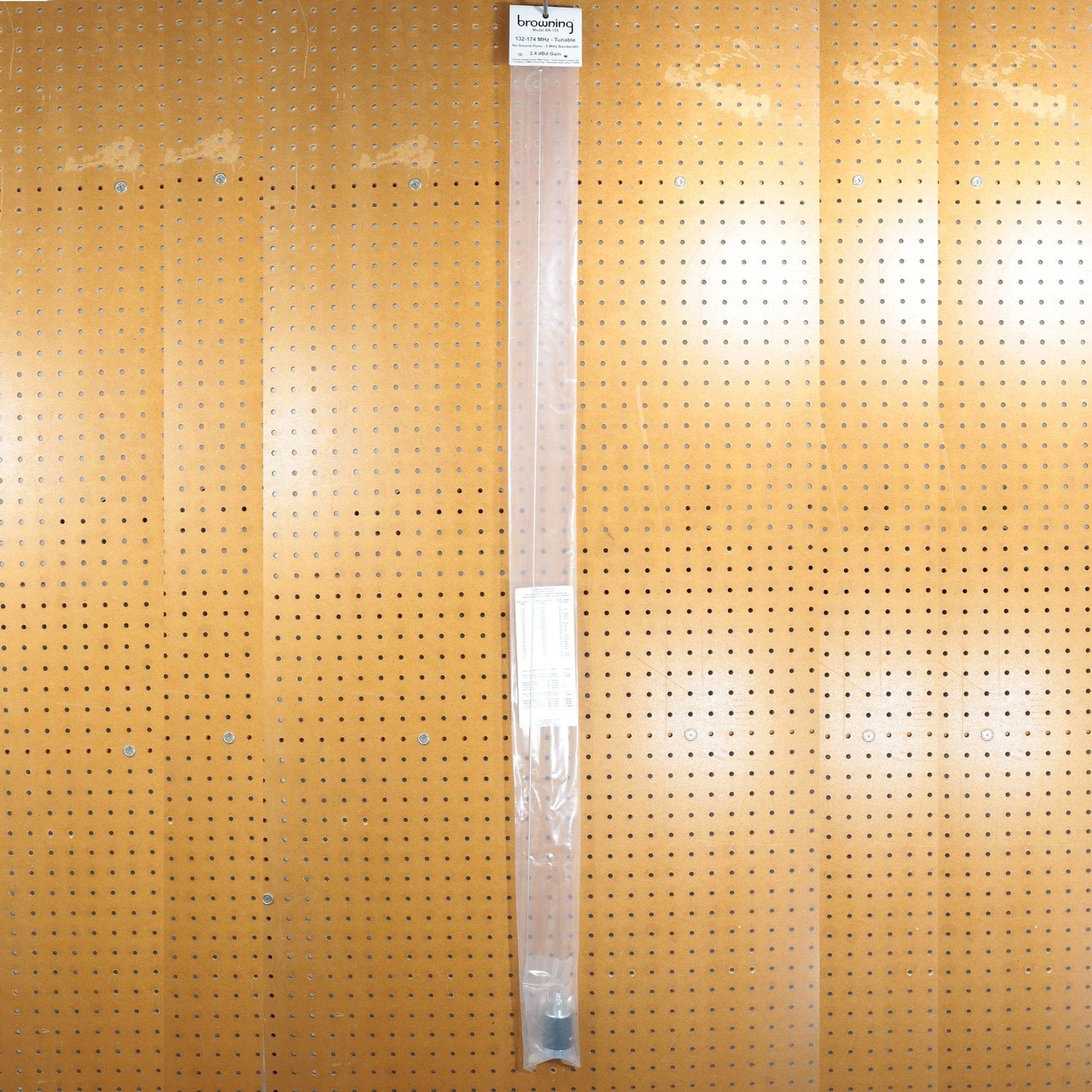 Browning 132 MHz to 174 MHz No Ground Plane VHF 2.4-dBd Gain 51-1/4-In. Tall Tunable NMO Antenna, 5-MHz Bandwidth, BR-155