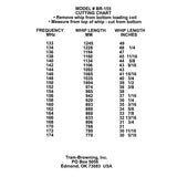 Browning 132 MHz to 174 MHz No Ground Plane VHF 2.4-dBd Gain 51-1/4-In. Tall Tunable NMO Antenna, 5-MHz Bandwidth, BR-155