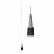 Browning 200-Watt Pretuned Wide-Band 144 MHz to 174 MHz 2.4-dBd-Gain VHF Silver Antenna with Spring and NMO Mounting, BR-158-S