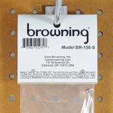 Browning 200-Watt Pretuned Wide-Band 144 MHz to 174 MHz 2.4-dBd-Gain VHF Silver Antenna with Spring and NMO Mounting, BR-158-S