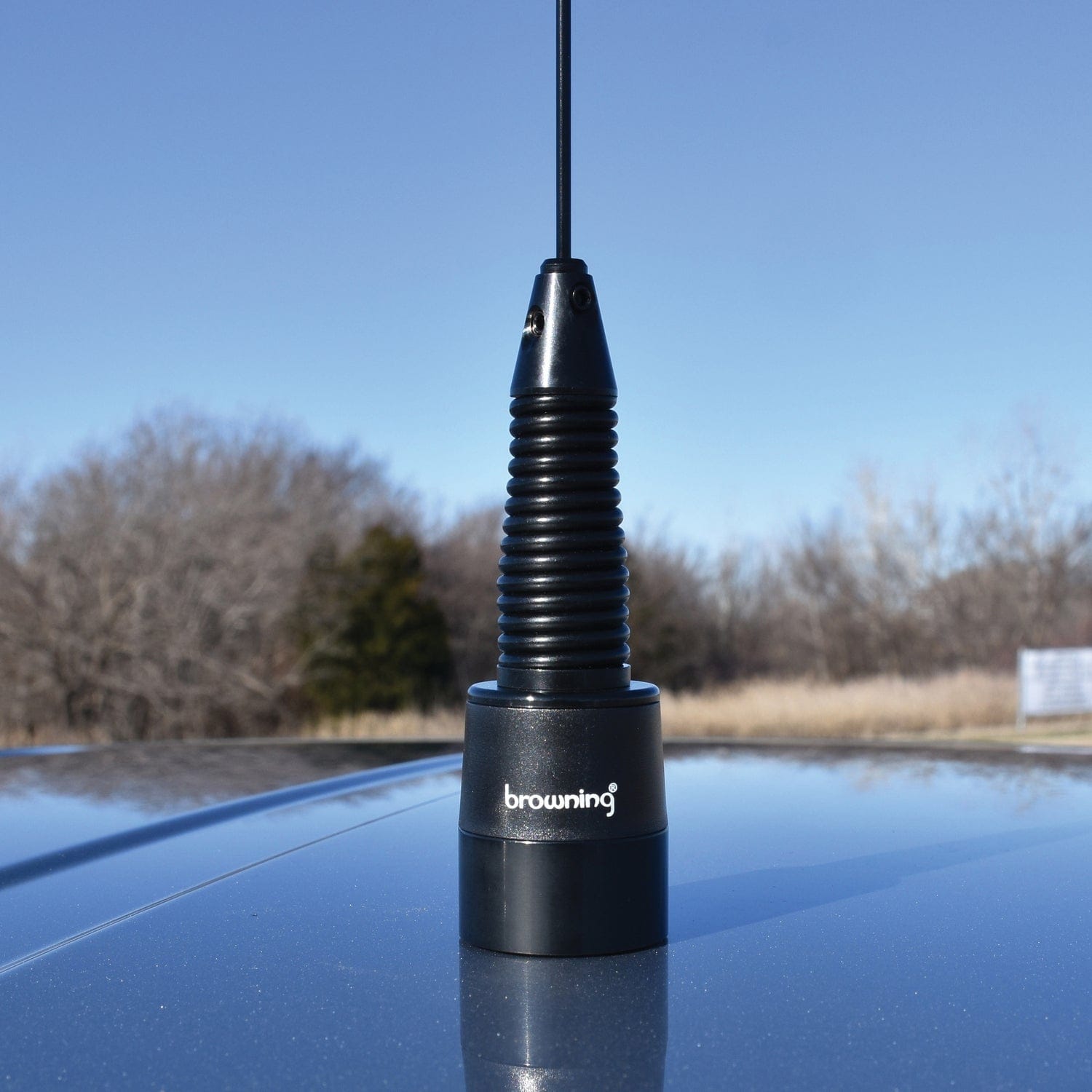 Browning 160-Watt Wide-Band 136 MHz to 174 MHz Unity-Gain Antenna with NMO Mounting, Black