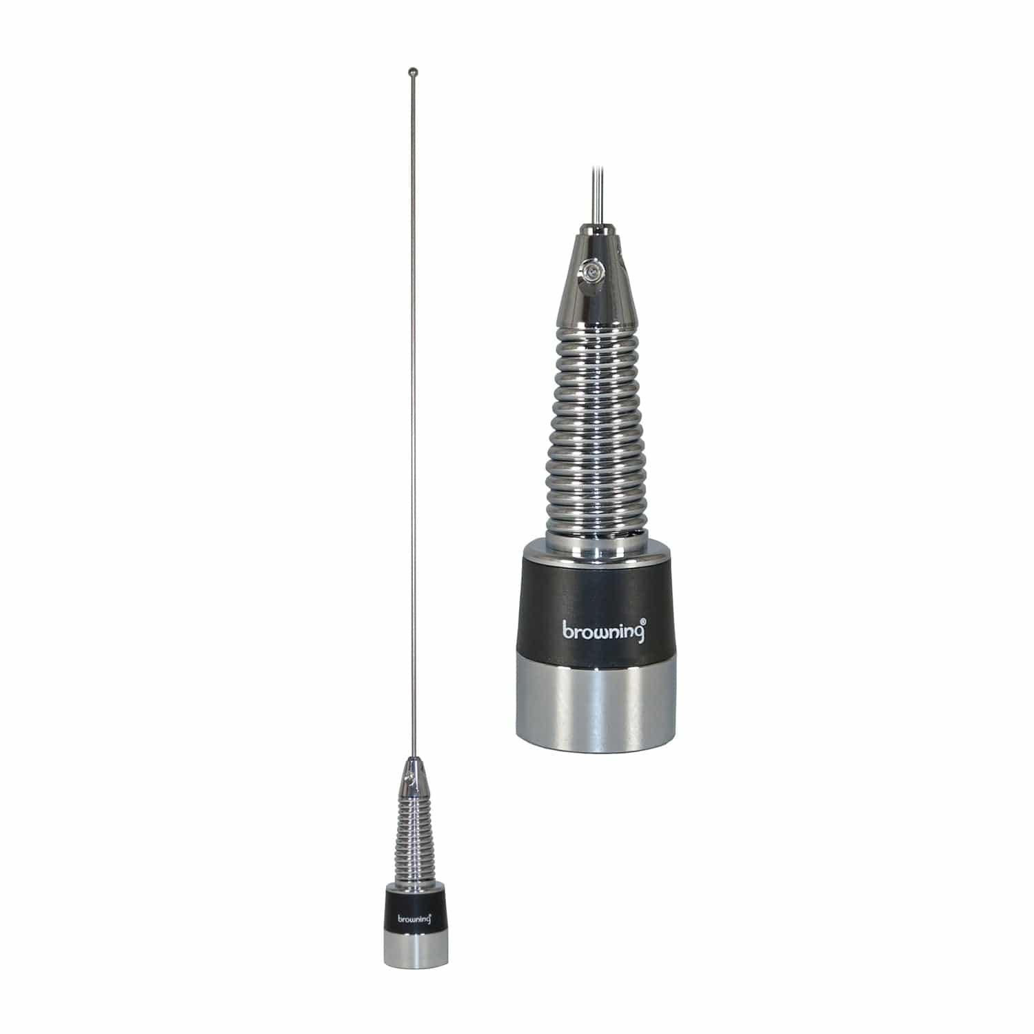 Browning 160-Watt Wide-Band 136 MHz to 174 MHz Unity-Gain Antenna with NMO Mounting, Stainless Steel