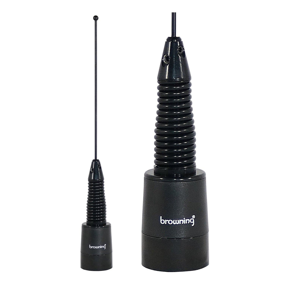 Browning 160-Watt Wide-Band 380 MHz to 520 MHz Antenna with Spring and NMO Mounting, Black