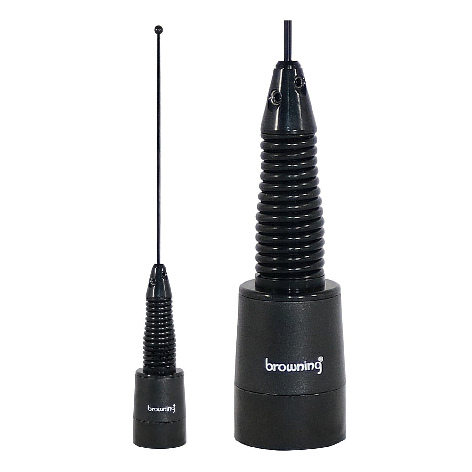 Browning 160-Watt Wide-Band 380 MHz to 520 MHz Antenna with Spring and NMO Mounting, Black