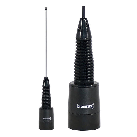 Browning 160-Watt Wide-Band 380 MHz to 520 MHz Antenna with Spring and NMO Mounting, Black