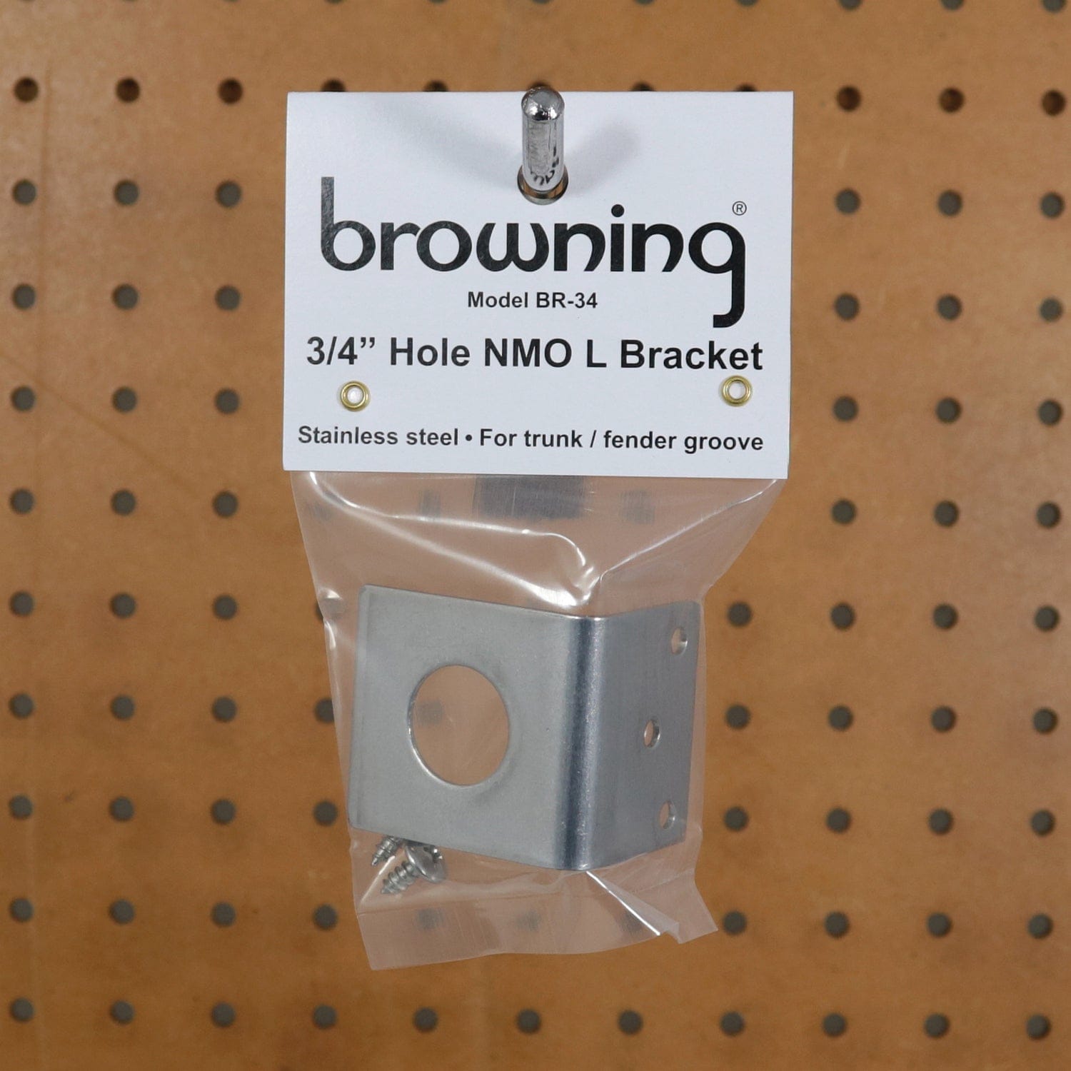 Browning 3/4-In. NMO-Mount Stainless Steel L Bracket, BR-34