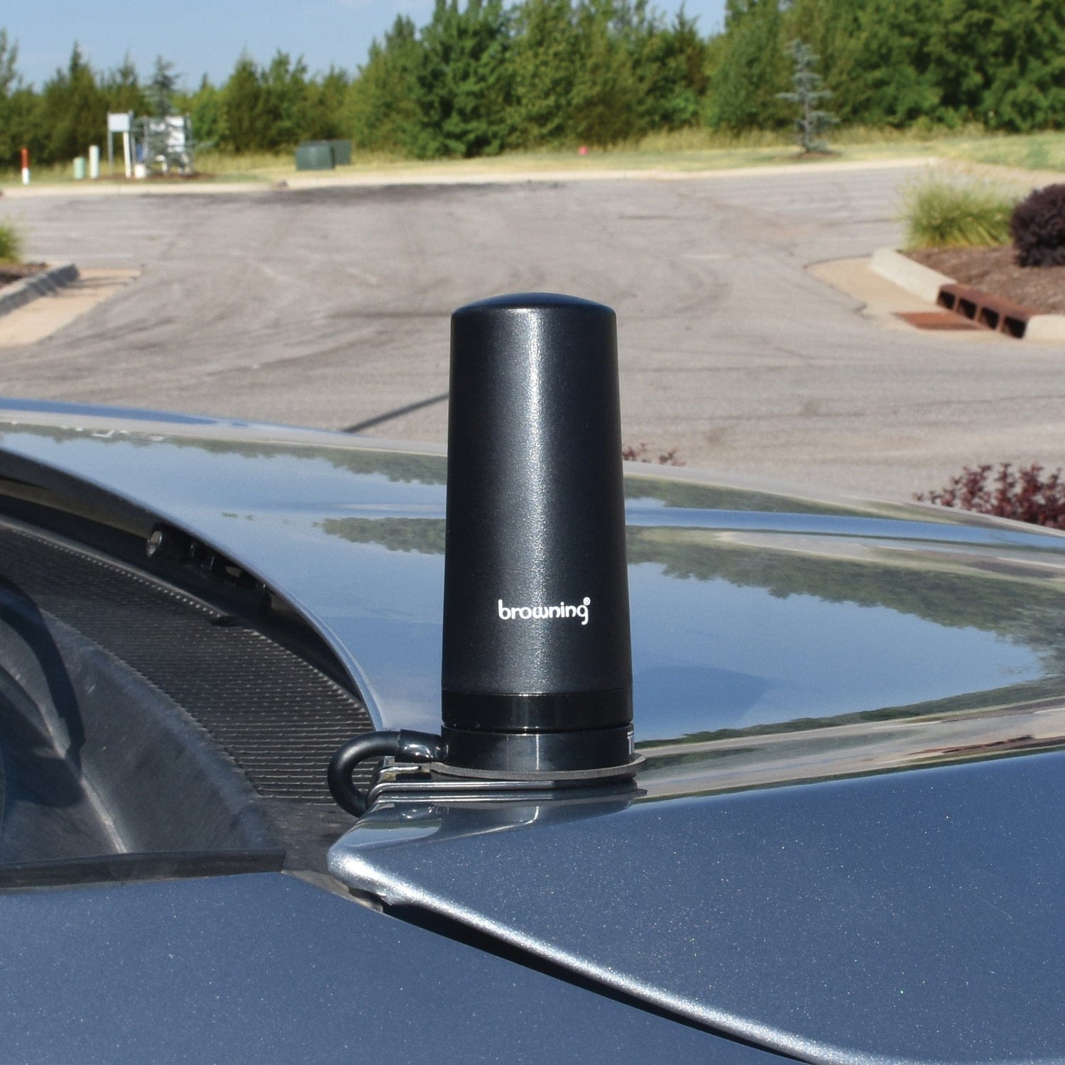 Browning 5G NR, FR1 600 MHz to 6000 MHz Pretuned NMO Antenna with Tuning by Solid Brass and Extremely Low VSWR, BR-6000