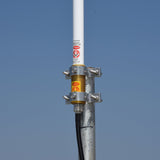 Browning 150W Pretuned Wide-Band 410 MHz to 490 MHz 4.5-dBd-Gain Fiberglass Omni Base with N-Female Connector, Mounting Bracket, and Hardware, BR6157