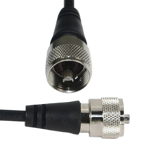 Browning 18-Ft. Heavy-Duty CB Antenna Coaxial Cable Assembly with Preinstalled UHF PL-259, BR-8X-18