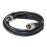 Browning RG8X Double Shield Coax Cable with PL-259 to PL-259 Connectors, 6 Ft.