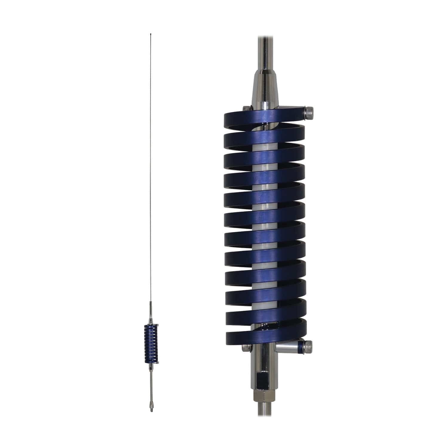 Browning 63-In. 15000-Watt Flat-Coil CB Antenna with 6-In. Shaft, BR-91, Midnight Blue