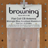 Browning 63-In. 15000-Watt Flat-Coil CB Antenna with 6-In. Shaft, BR-91, Midnight Blue
