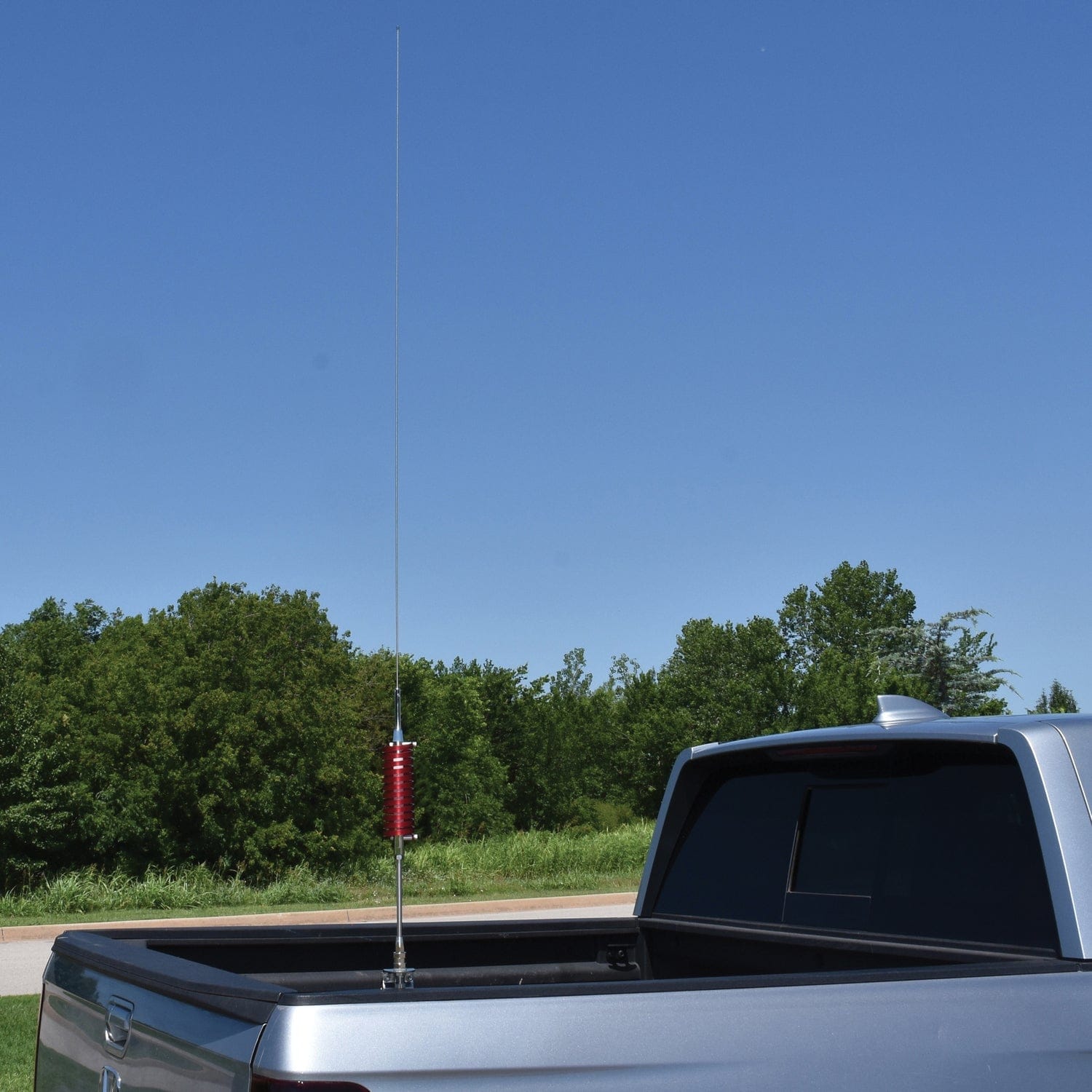 Browning BR-91 63-In. 15000-Watt Flat-Coil CB Antenna with 6-In. Shaft, Red