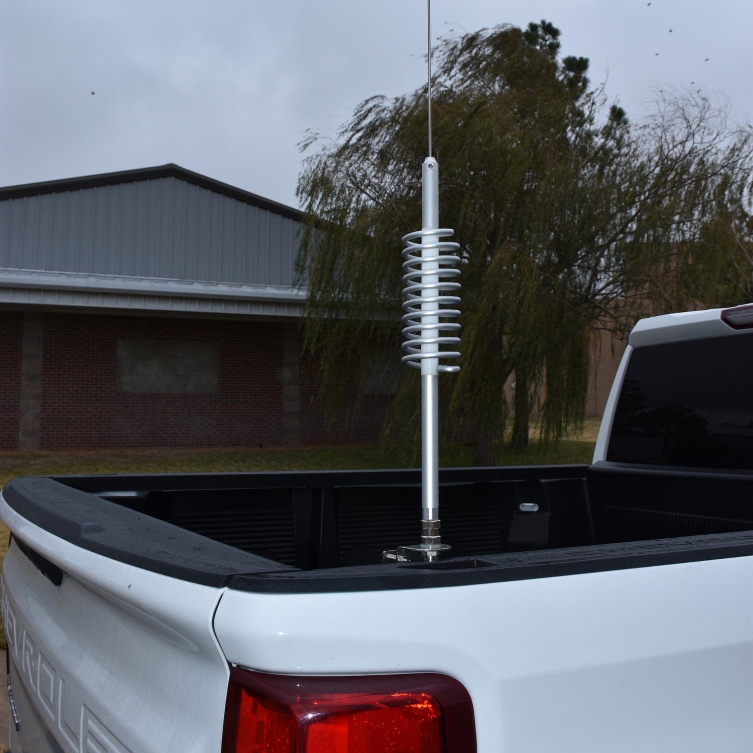 Tram TramCat TC-6 15000-Watt Trucker Aluminum CB Antenna with 35-1/2-In. Stainless Steel Whip and 6-In. Shaft