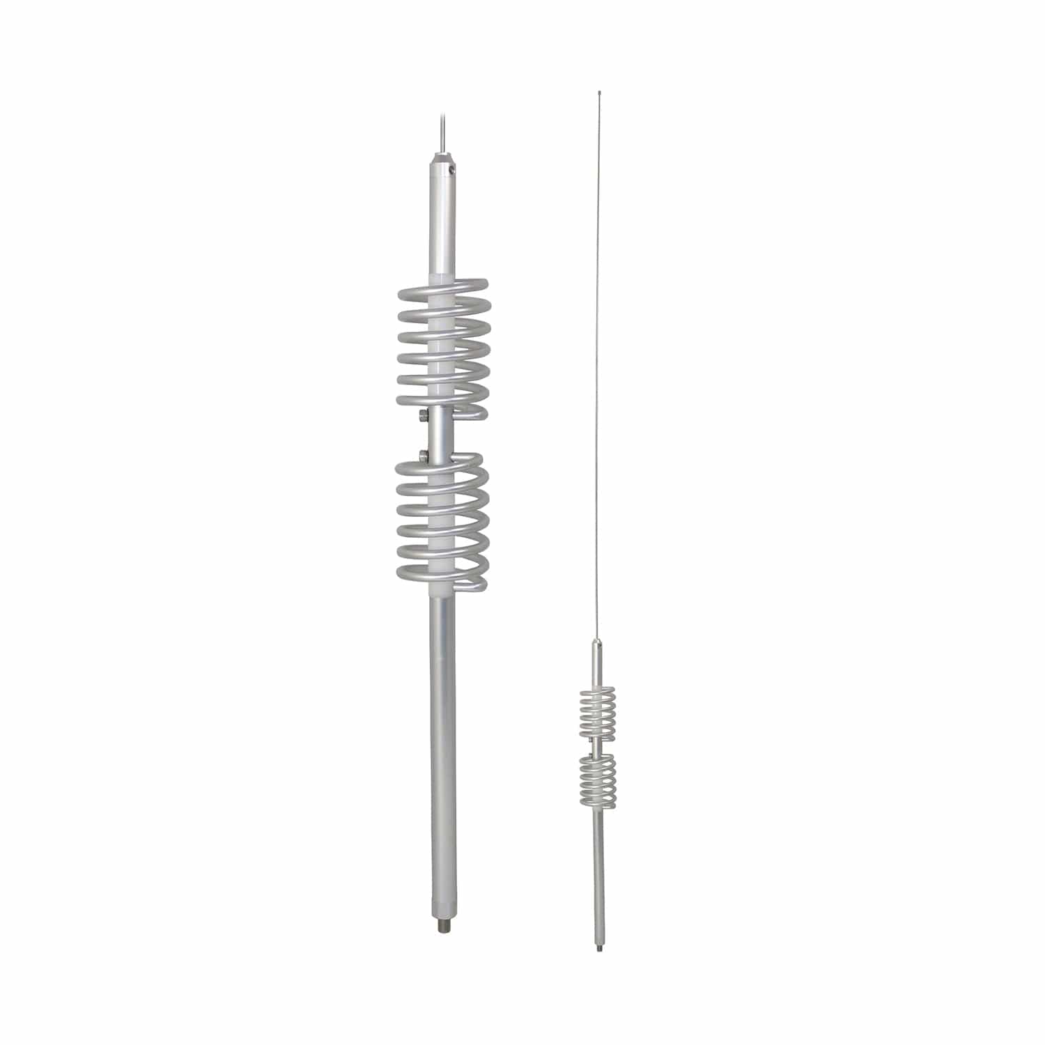 Tram 15000-Watt TramCat Trucker Twin-Coil Aluminum CB Antenna with 42-1/4-In. Stainless Steel Whip and 9-In. Shaft