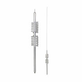 Tram 15000-Watt TramCat Trucker Twin-Coil Aluminum CB Antenna with 42-1/4-In. Stainless Steel Whip and 9-In. Shaft