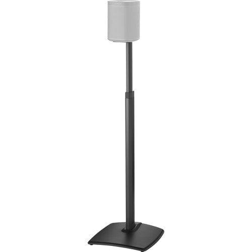 SANUS Premium Adjustable Height Wireless Speaker Stand / Single Black