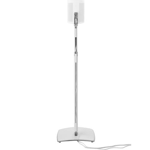 SANUS Premium Adjustable Height Wireless Speaker Stand / Single White