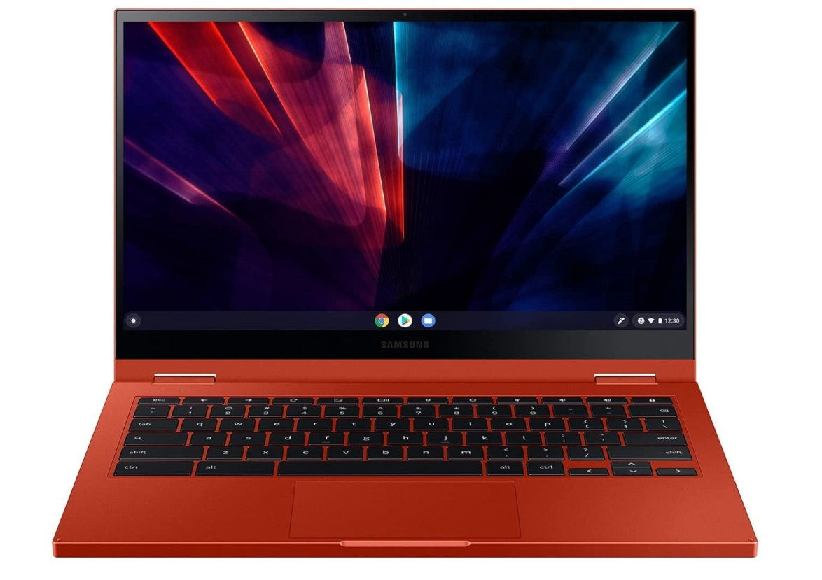 Samsung XE530QDA-KA1US-RB Chromebook 2 13.3" FHDT i3-10110U 8GB 128GB Chrome, Red - Certified Refurbished