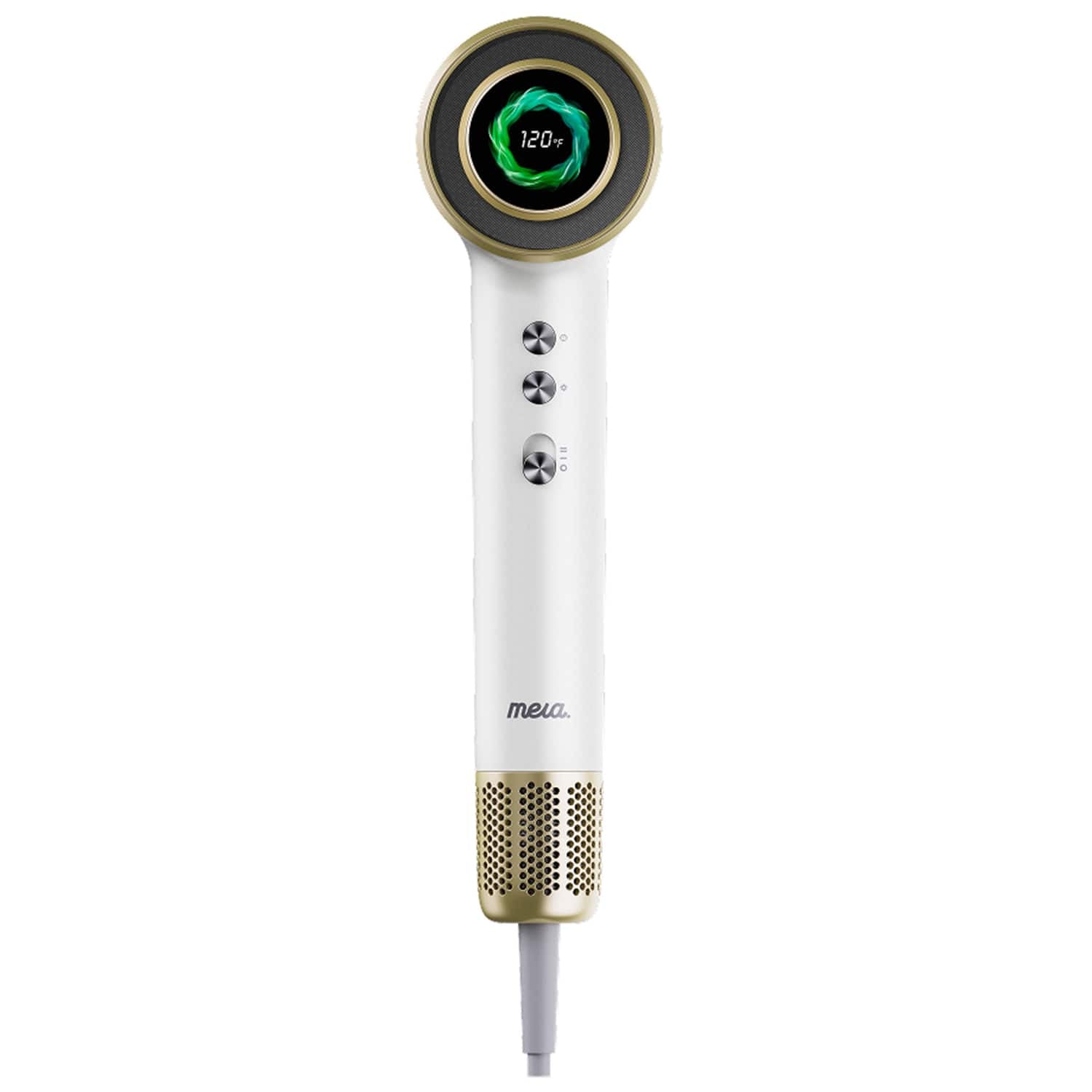 Mera Ultra Bi-Ionic High-Speed Aromatic Hair Dryer/Hand Dryer, Gold White