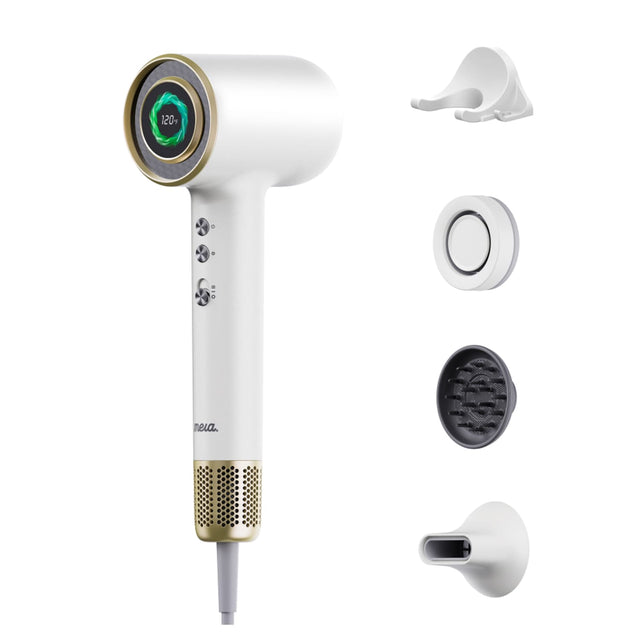 Mera Pro Bi-Ionic High-Speed Aromatic Hair Dryer, Gold White