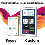 Apolosign 15.6-In. Dual-Mode Digital Calendar, Wall Planner, and Smart Family Organizer, Spruce Gray
