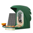 PerchMe AI-Recognition Smart Bird Feeder with Camera, Solar Powered, Forest Green