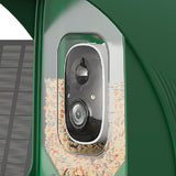 PerchMe AI-Recognition Smart Bird Feeder with Camera, Solar Powered, Forest Green
