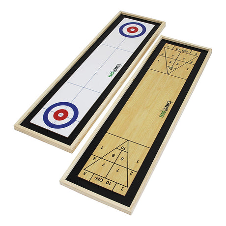 YardGames Curling and Shuffleboard Tabletop Game Set
