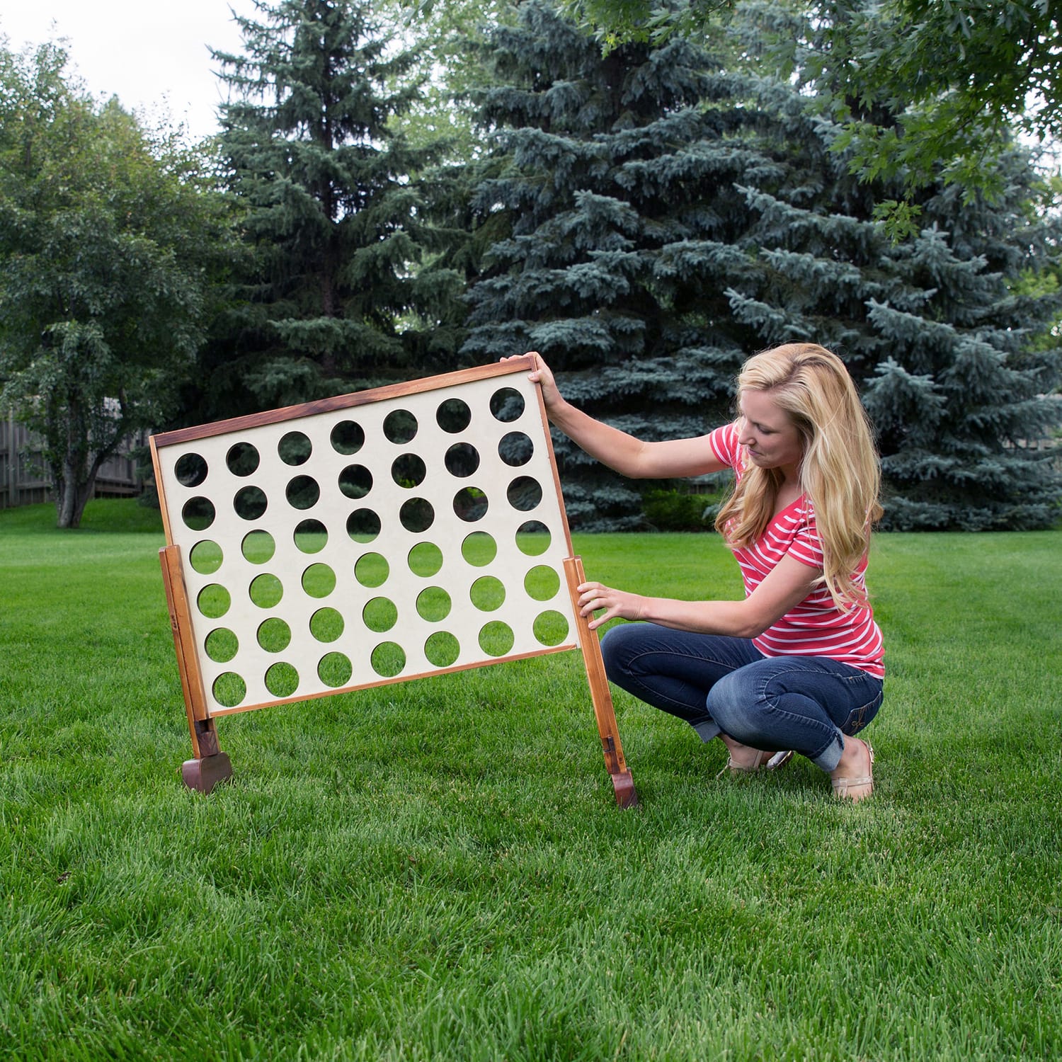 YardGames Giant Connect 4-in-a-Row Game Set
