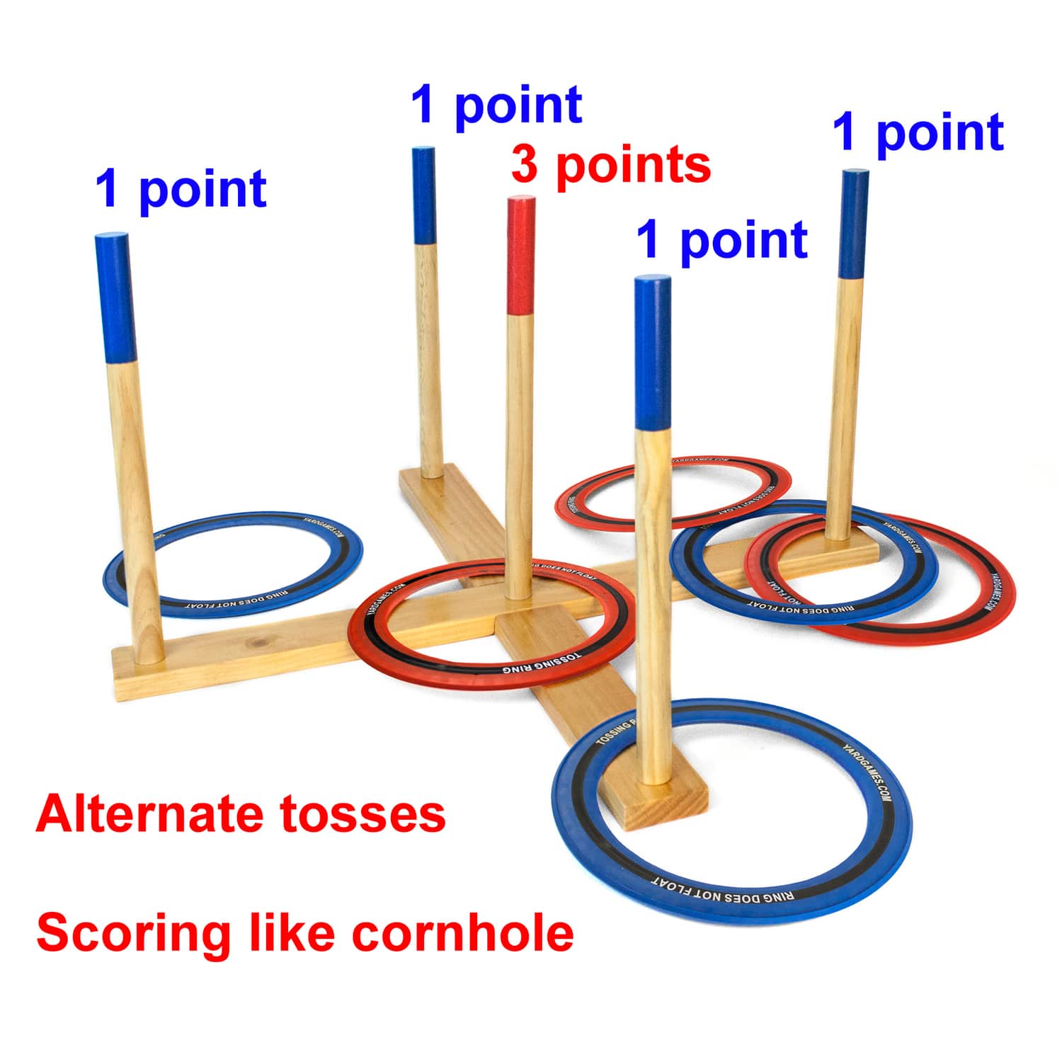YardGames Giant Ring Toss Lawn Game