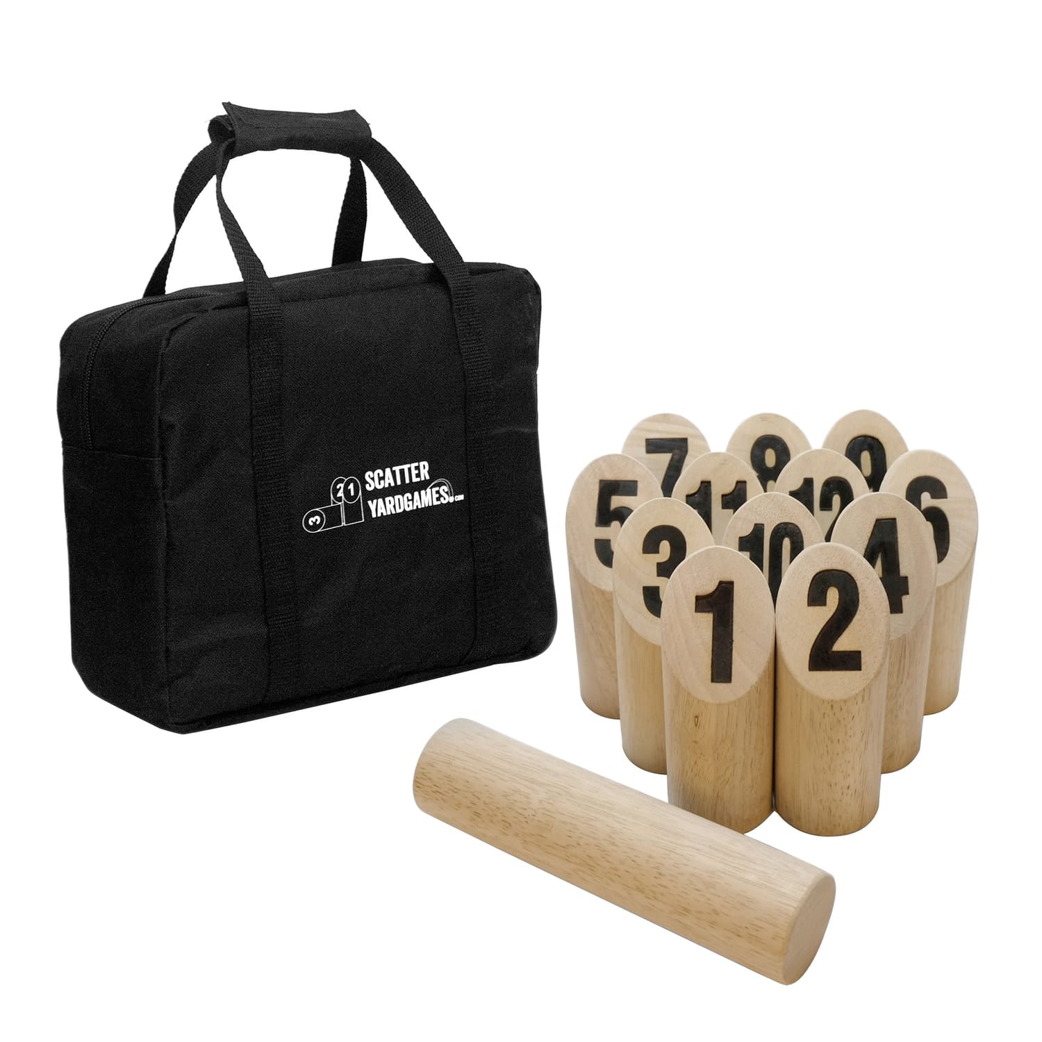YardGames Scatter Wooden Number Block Tossing Lawn Game