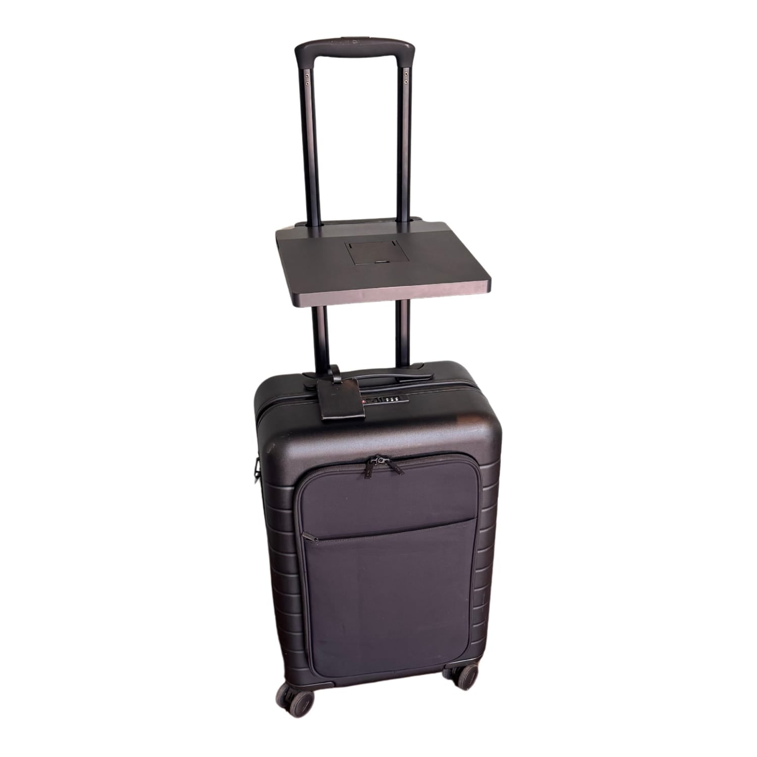 goDesk Attachable Luggage Desk Stand, Gray/Charcoal
