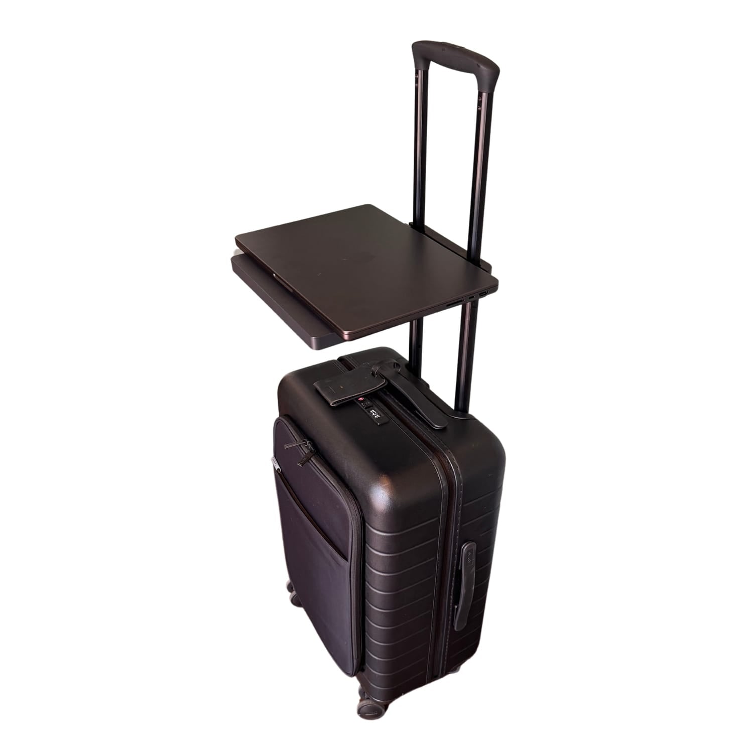 goDesk Attachable Luggage Desk Stand, Gray/Charcoal