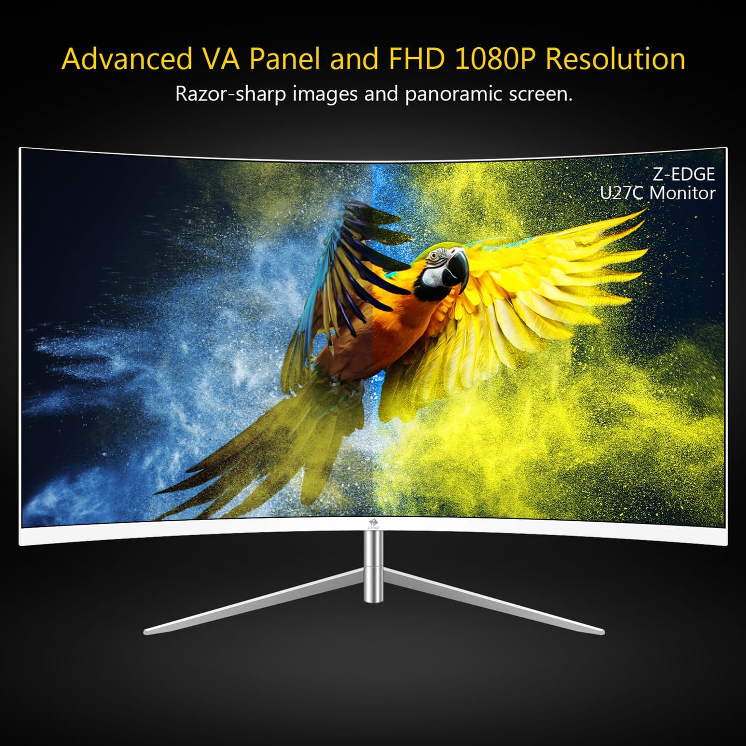 Z-Edge 27-In. 1080p 75-Hz Curved Monitor