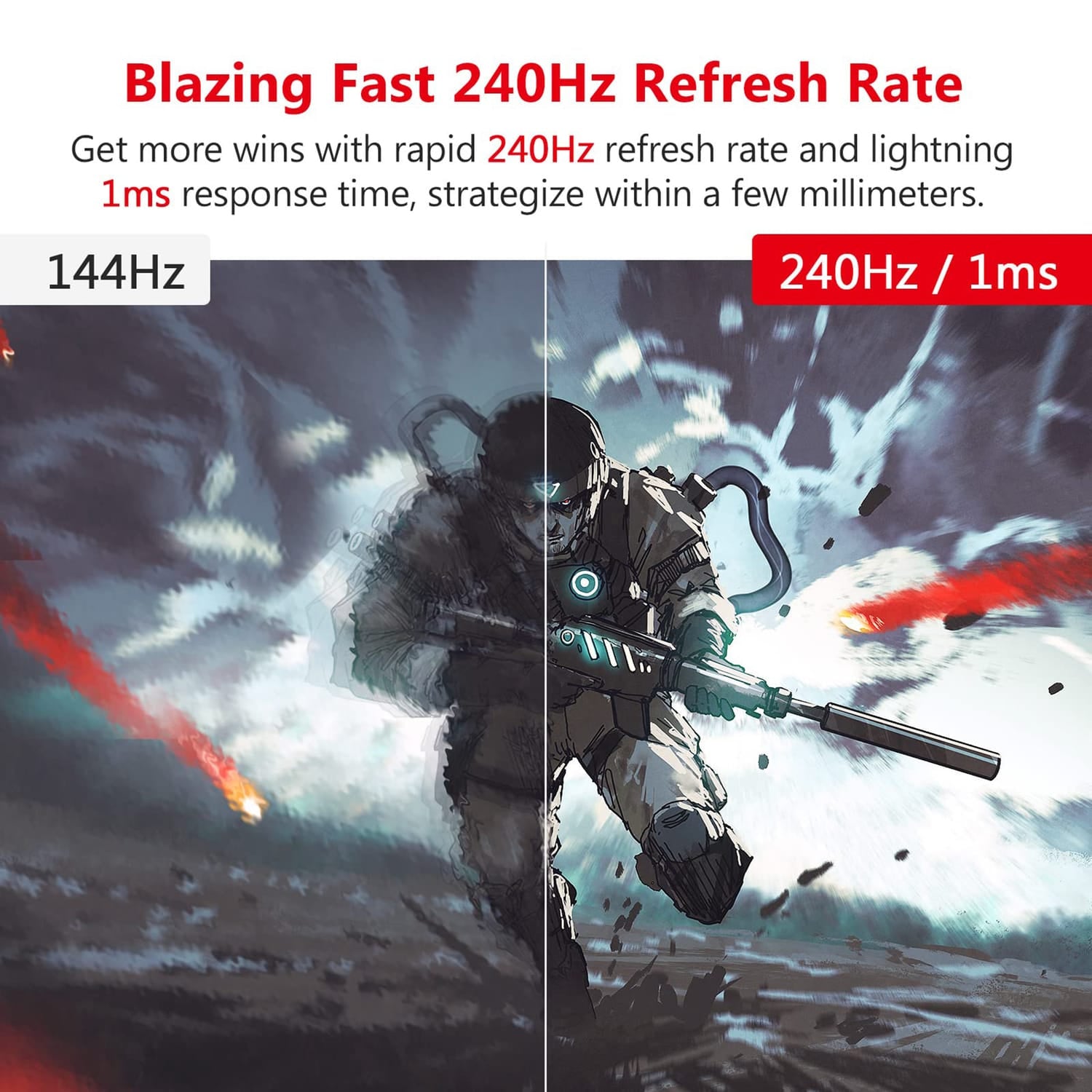 Z-Edge 24.5-In. 1080p 240-Hz Gaming Monitor
