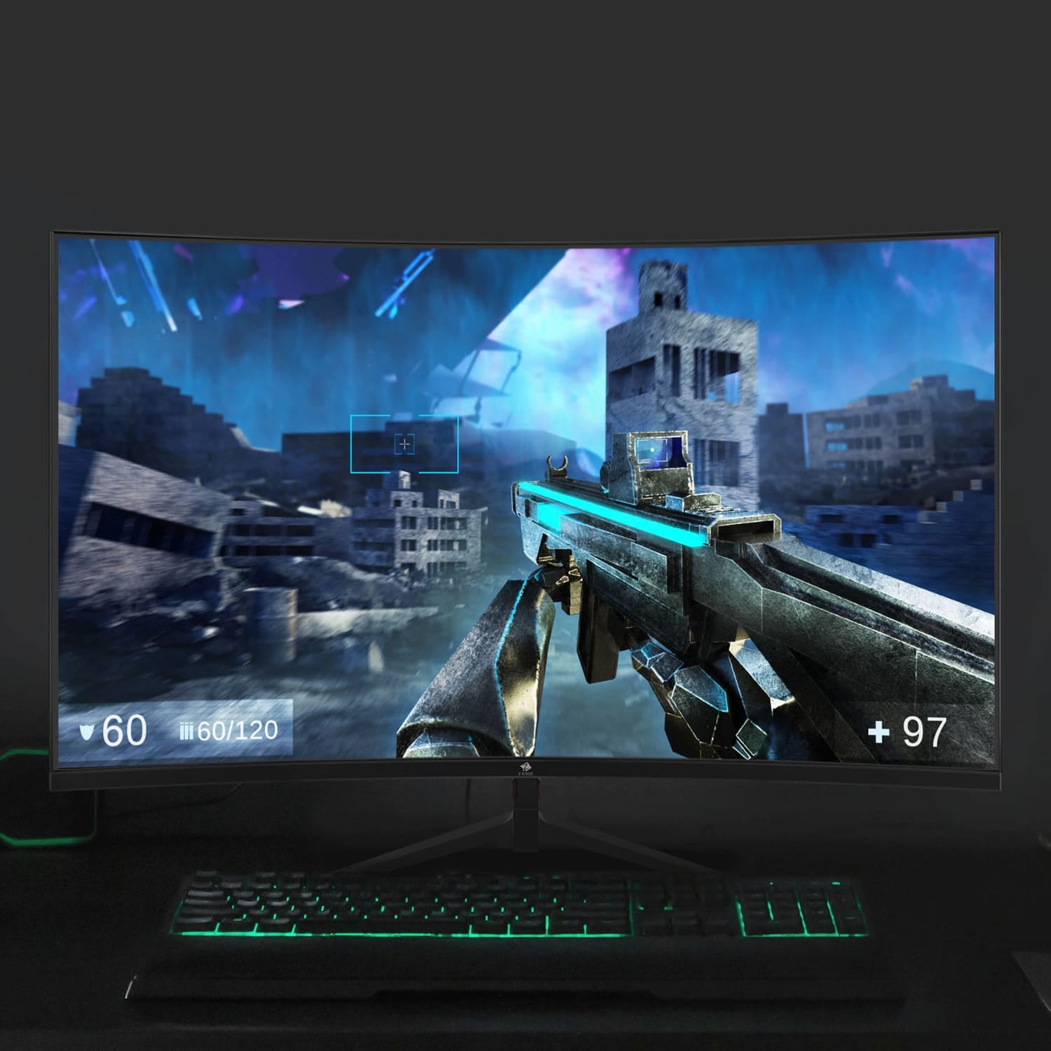 Z-Edge 27-In. 1080p 240-Hz Curved Gaming Monitor