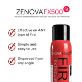 Zenova FX500 Fire Extinguishing Aerosol Spray
