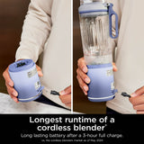 Ninja Blast Max Personal Cordless Blender for Smoothies, Frozen Drinks, Ice Crush, 20 oz. Twist & Go Vessel, Lavender - Certified Refurbished