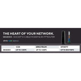 Arris SBG8300 SURFboard Cable Modem Router Combo 1 GBPS Speed DOCSIS 3.1 & AC2350 WiFi  - Certified Refurbished