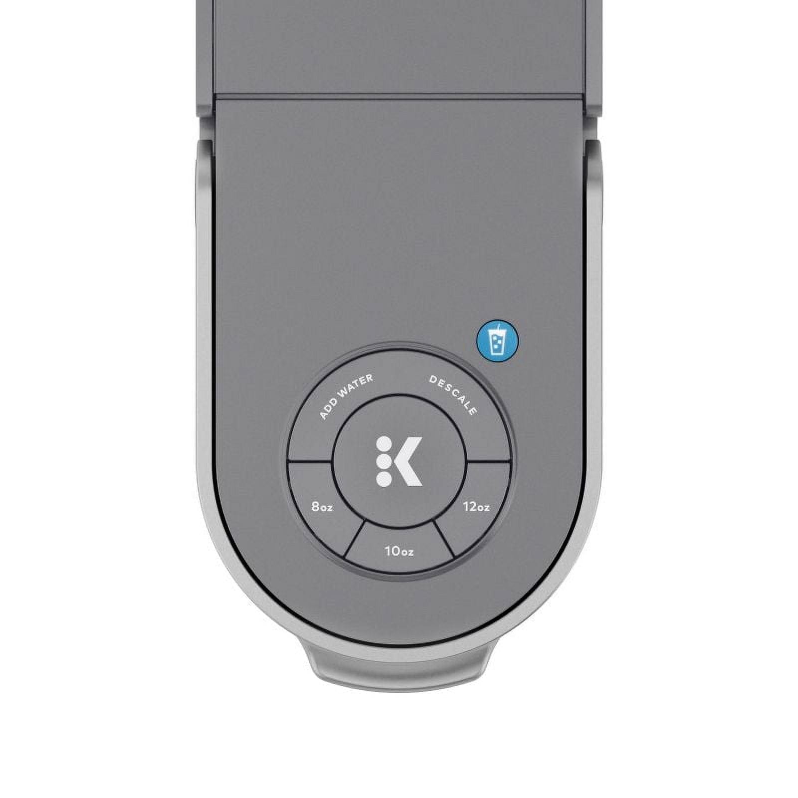 Keurig K-Slim + ICED Single Serve Coffee Maker, Hot & Cold Brewing, 3 Brew Sizes, 46oz Removable Reservoir, Gray - Certified Refurbished