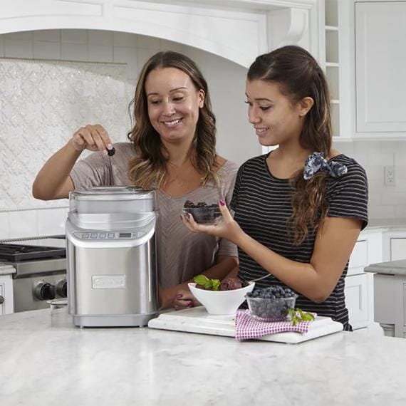 Cuisinart Cool Creations 2 Quart Ice Cream Maker, Brushed Chrome