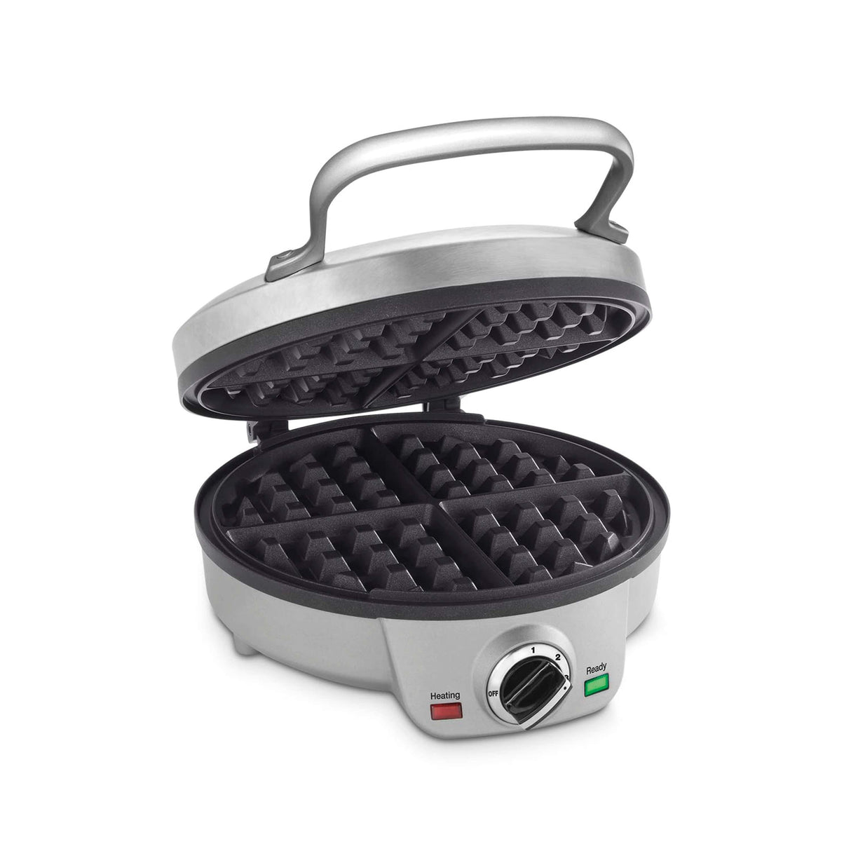 Cuisinart 4 Slice Belgian Waffle Maker - Round, Silver
