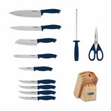 Cuisinart ColorPro 12 Piece Knife Block Set, Navy