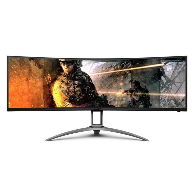 AOC 49" 5120x1440 120Hz Curved 32:9 Ultra Wide Monitor - Certified Refurbished